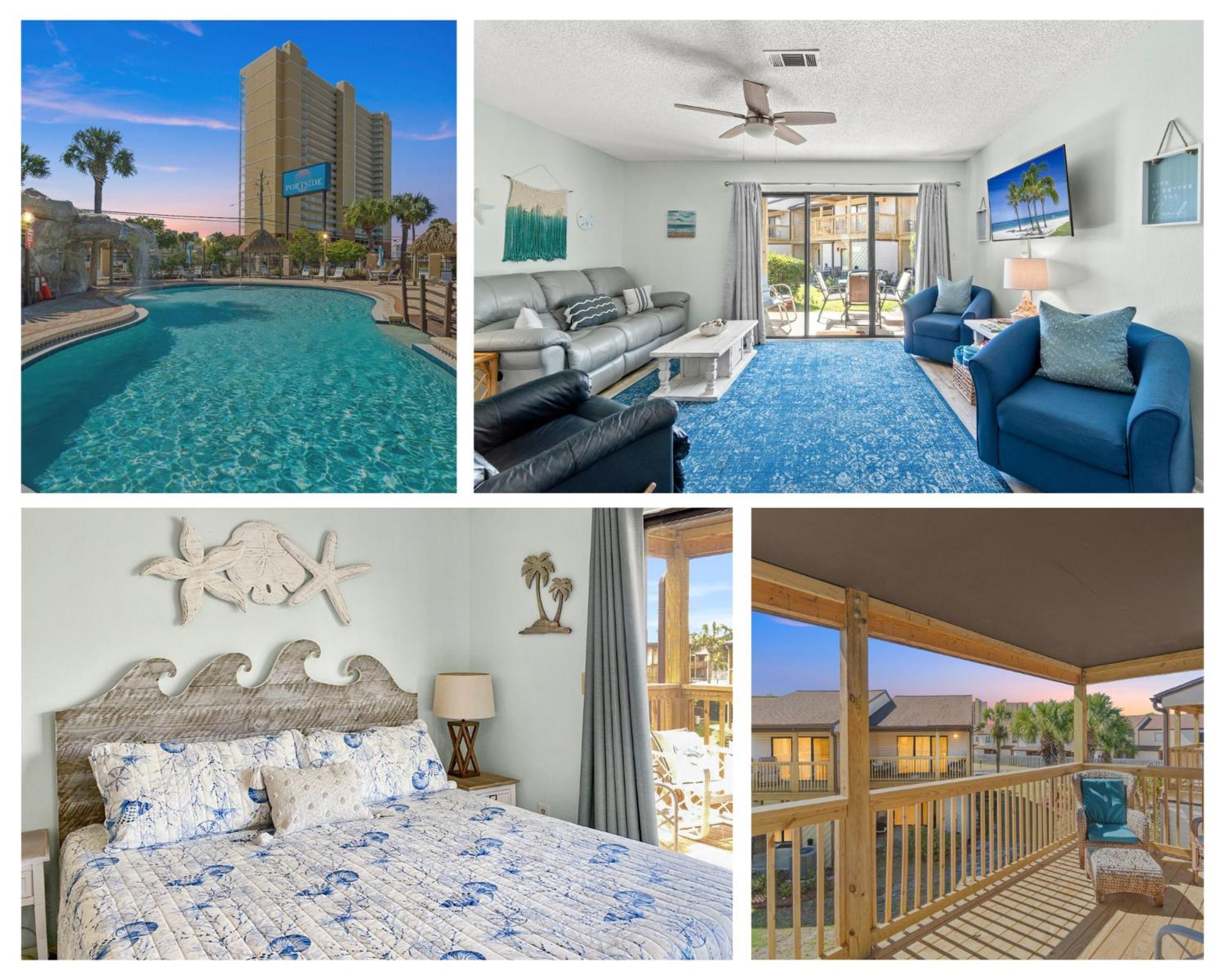 The Salty Suite: Beachside Retreat With Heated Pool & Hot Tub * Panama City Beach